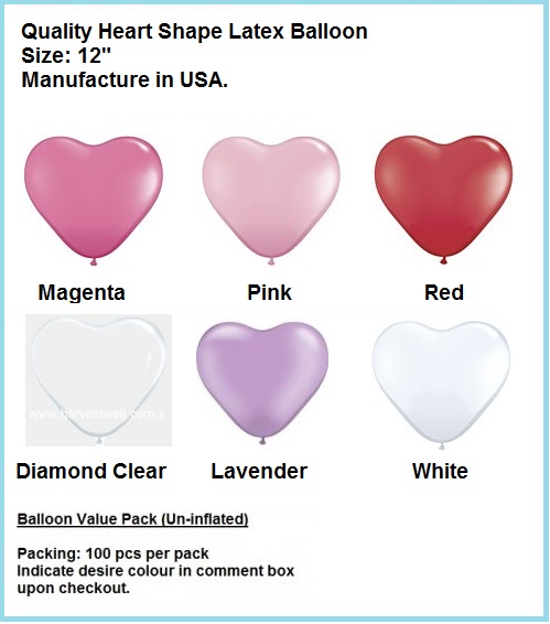 Balloon Value Pack (100pcs per pack) Balloon Value Pack (100pcs per pack)